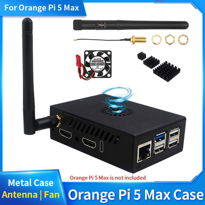 Pi 5 Case - Custodia Orange Pi 5 Max con