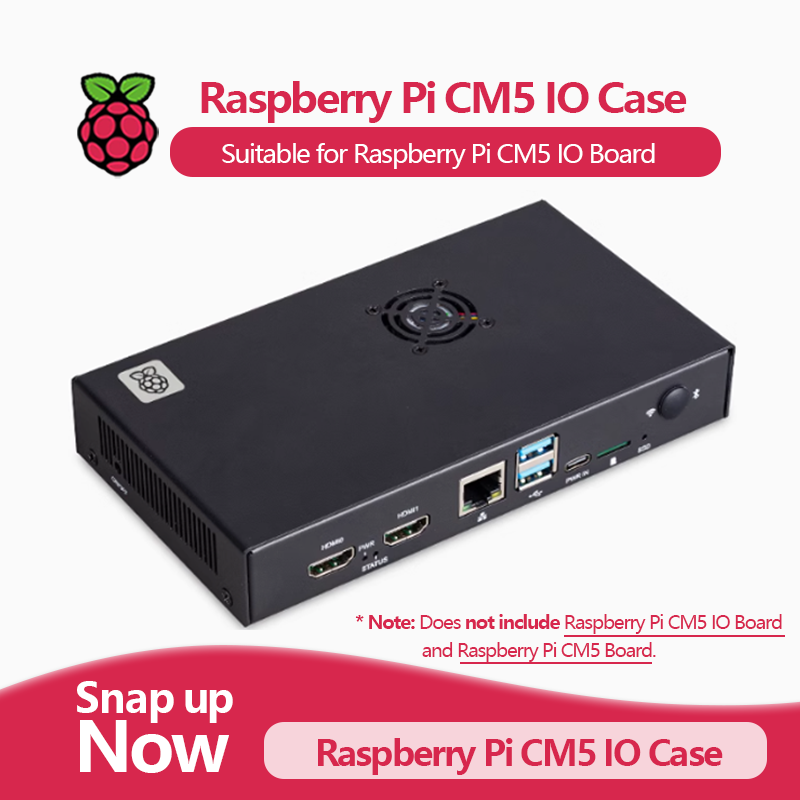 Pi 5 Case - Custodia IO Ufficiale per Raspberry Pi