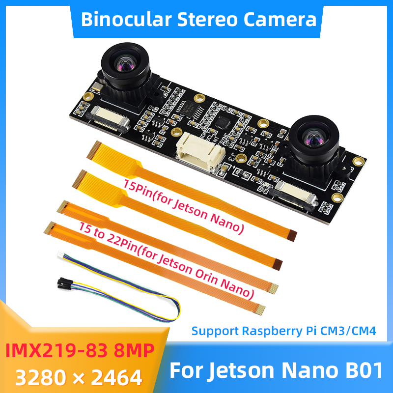 Pi Camera Module - Telecamera binoculare IMX219 da 8 MP