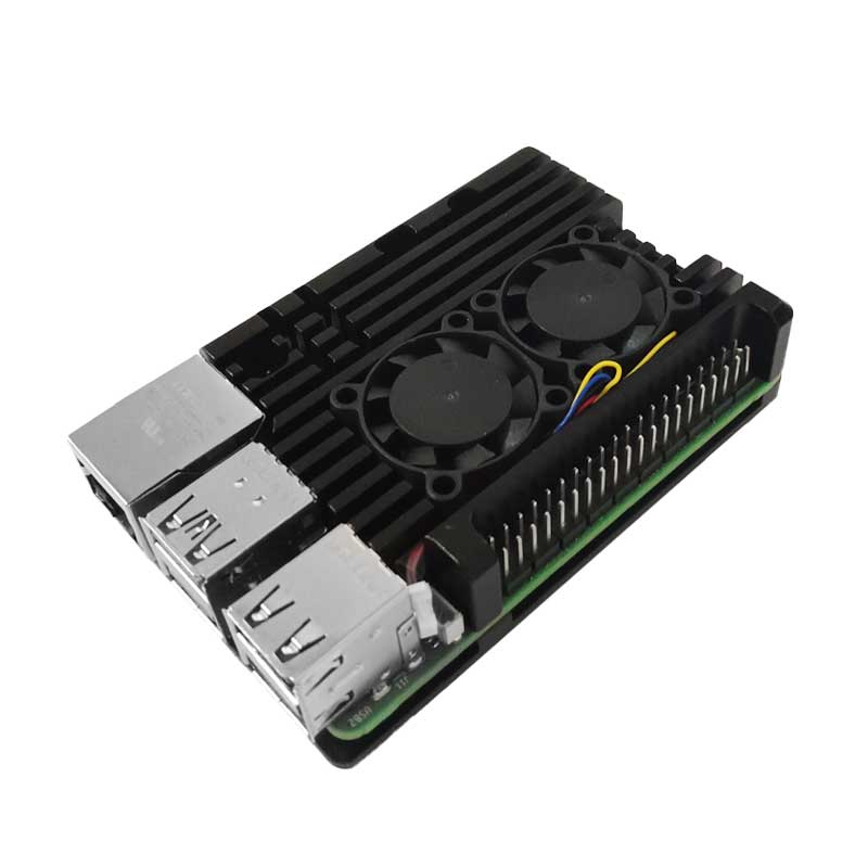 Pi 5 Case - Custodia metallica in alluminio Raspberry Pi