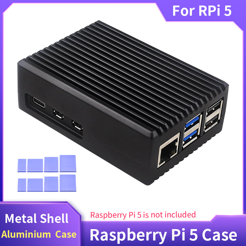 Pi 5 Case - Raspberry Pi 5 Custodia in lega
