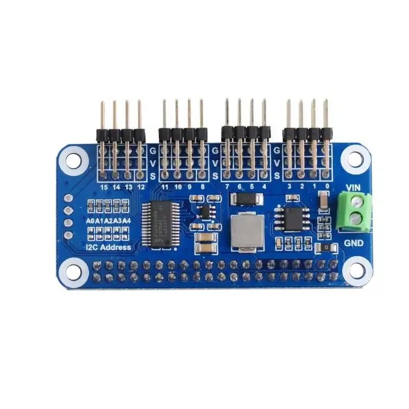 Pi Zero - Modulo Driver Servo PWM a 16