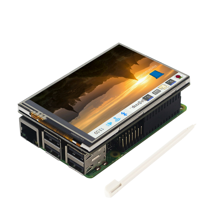 Pi 4 Case - Touchscreen Raspberry Pi da 3.5 pollici