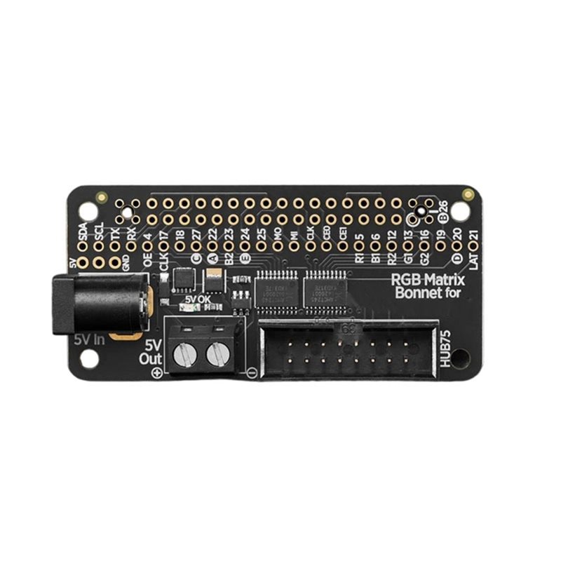 Pi Display - Modulo Bonnet Adafruit RGB Matrix B27B