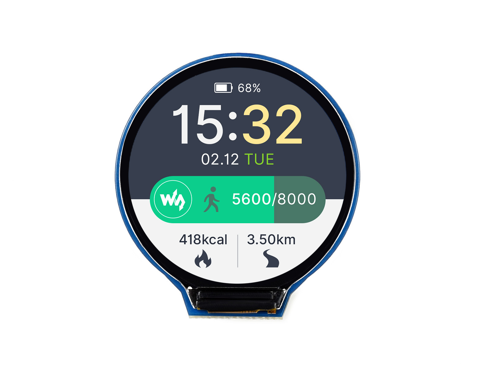 Modulo display LCD rotondo Wav - Pi Display recensione e prezzo