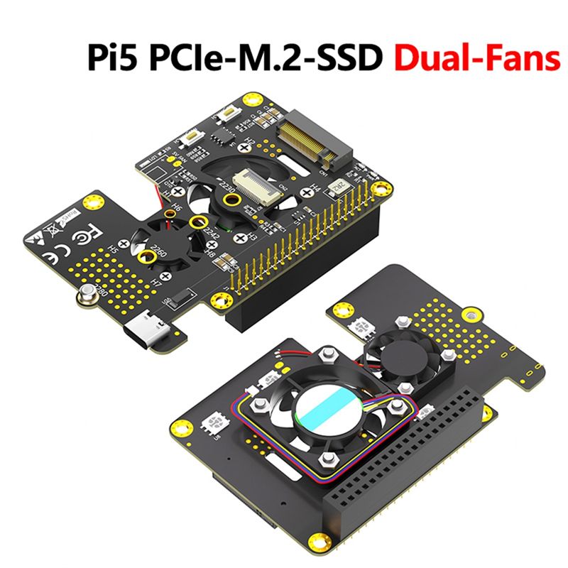 HAT PCIe a M.2 NVMe SSD 3-in-1 - Pi 5 Case recensione e prezzo