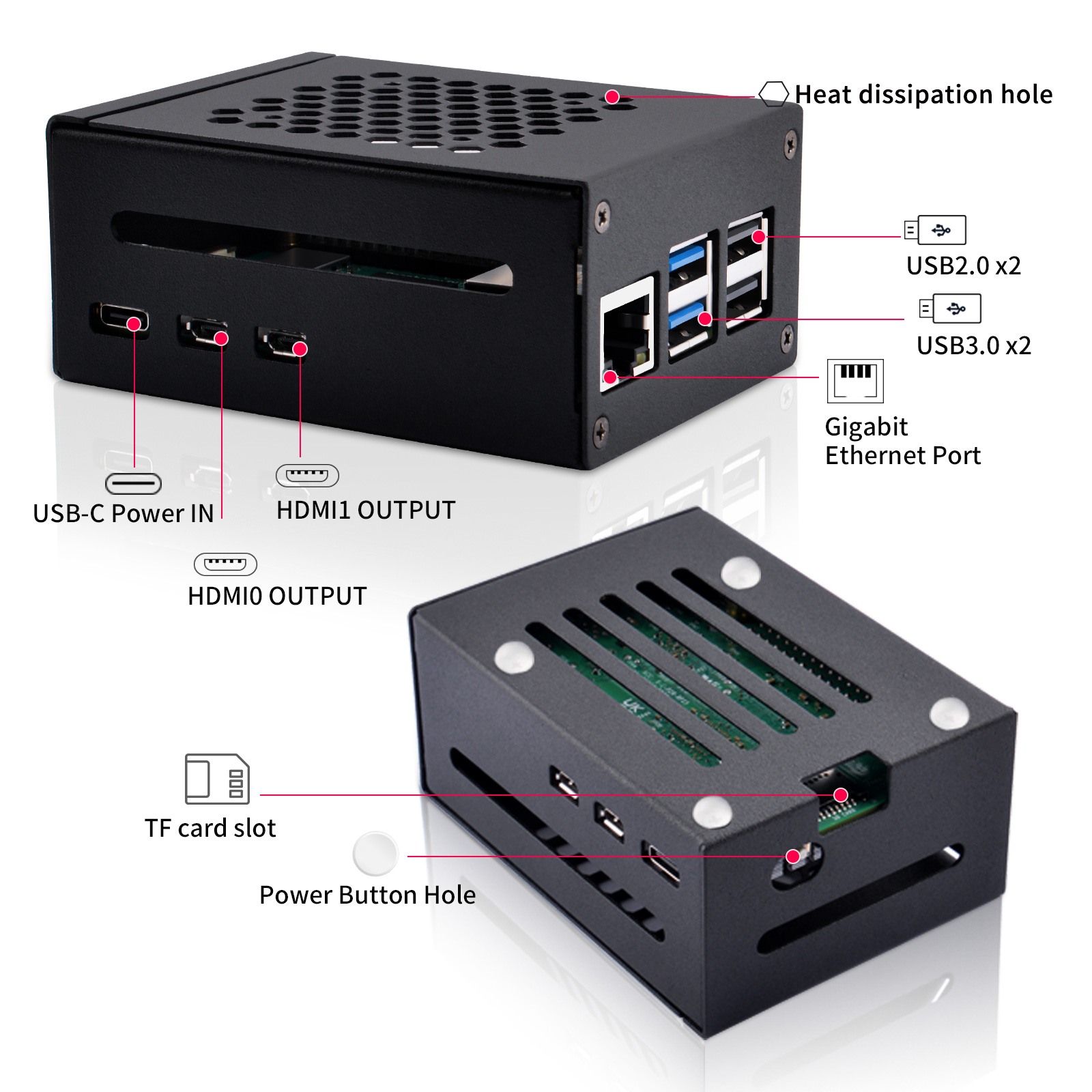 Custodia in metallo Raspberry  - Pi 5 Case recensione e prezzo