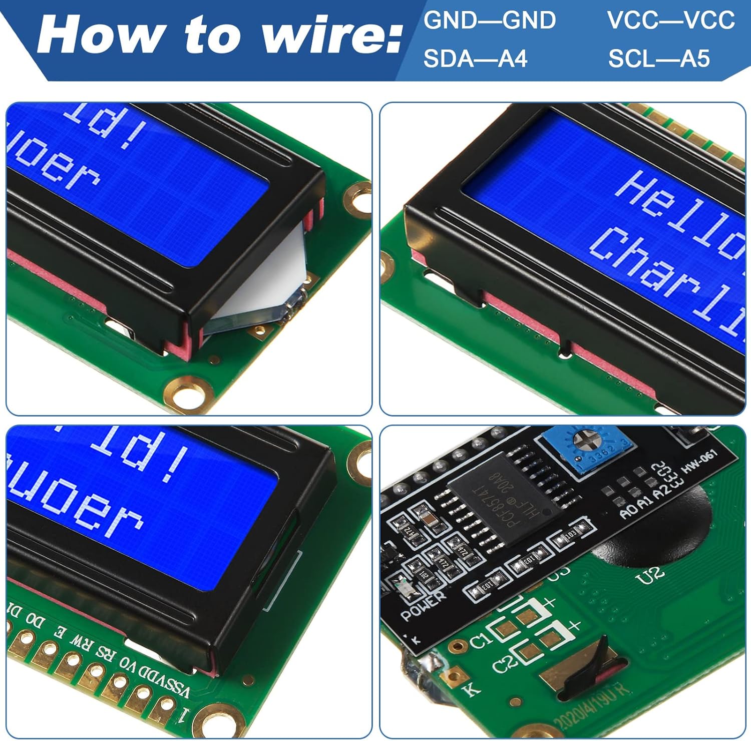 1 Set Modulo LCD 1602 20*4 Sch - Pi Display recensione e prezzo