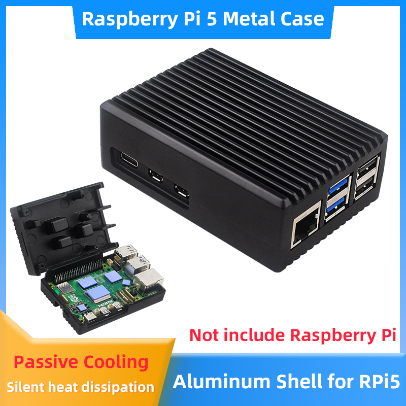 Custodia in alluminio per Rasp - Pi 5 Case recensione e prezzo