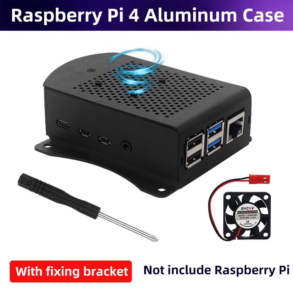 Raspberry Pi 4 Custodia in leg - Pi 4 Case recensione e prezzo